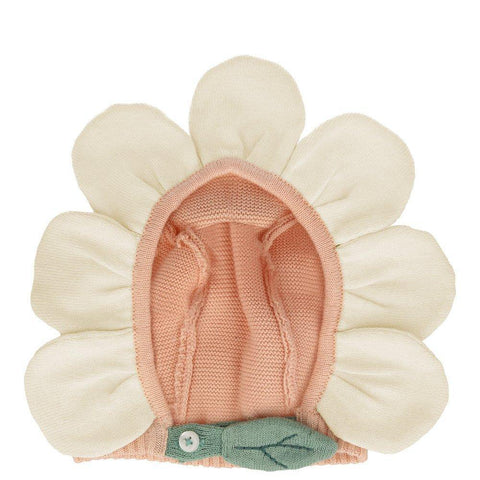 Peach Daisy Baby Bonnet Bonnets Foxyavenue UK