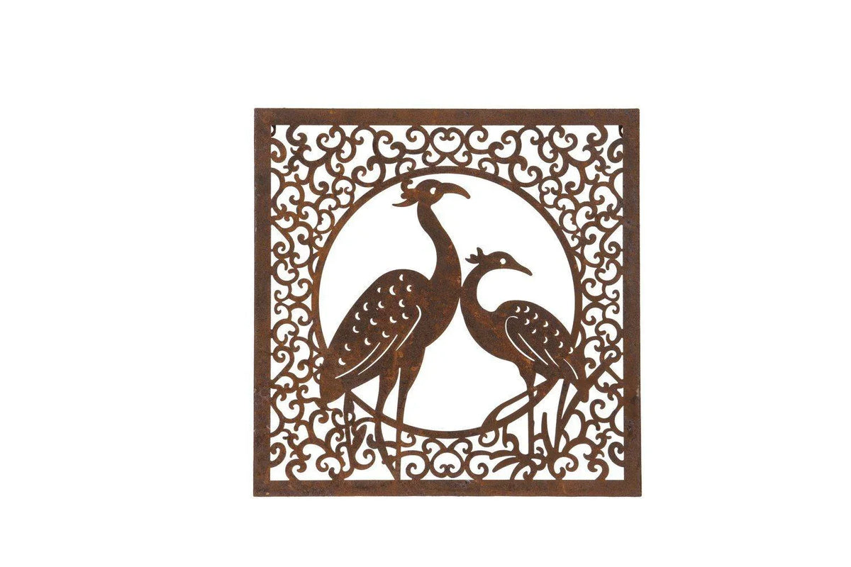 Peacock Wall Plaque Plaques Foxyavenue UK