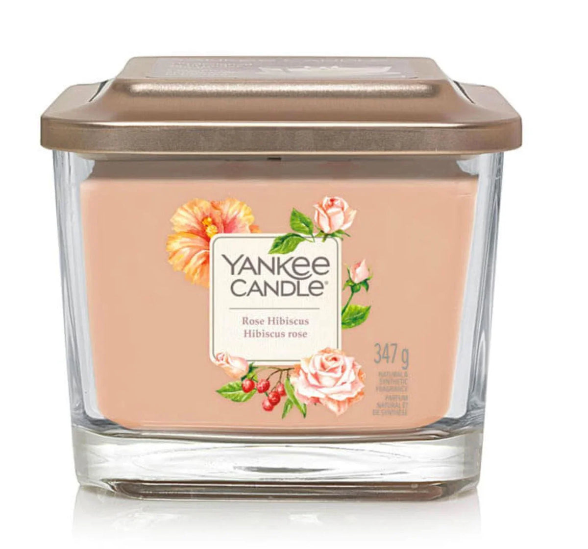 Rose Hibiscus Candles Foxyavenue UK