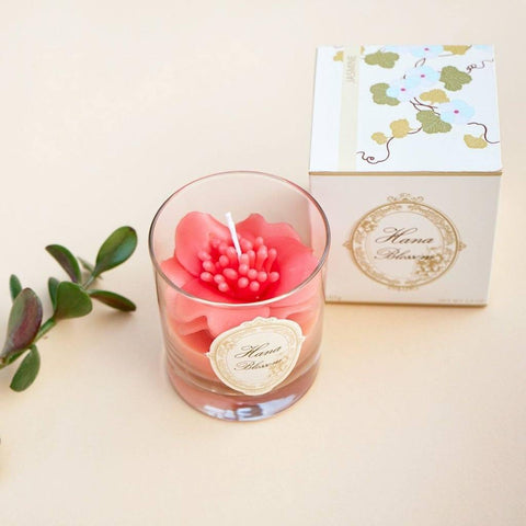 Rose Mellow Scented Container Candle - Jasmine Candles Foxyavenue UK