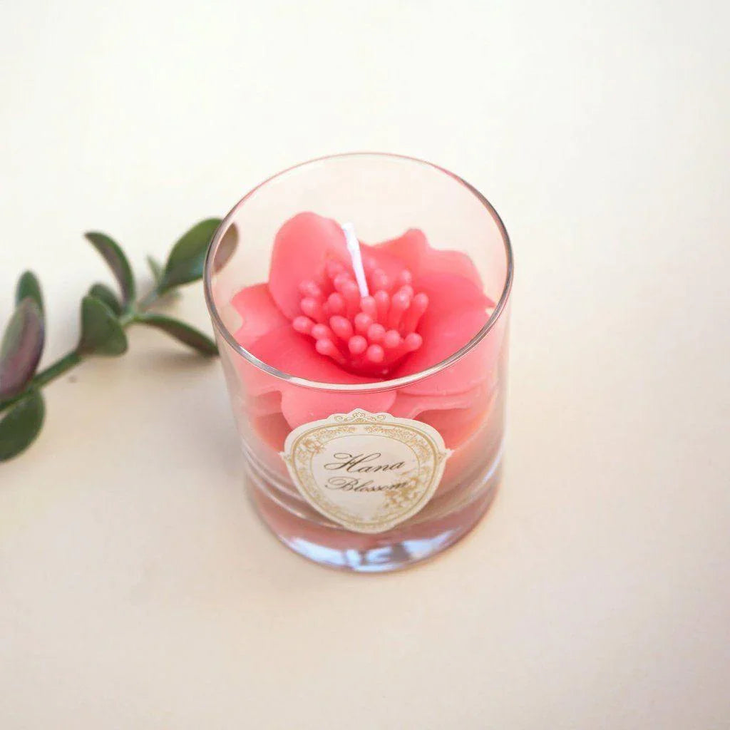 Rose Mellow Scented Container Candle - Jasmine Candles Foxyavenue UK