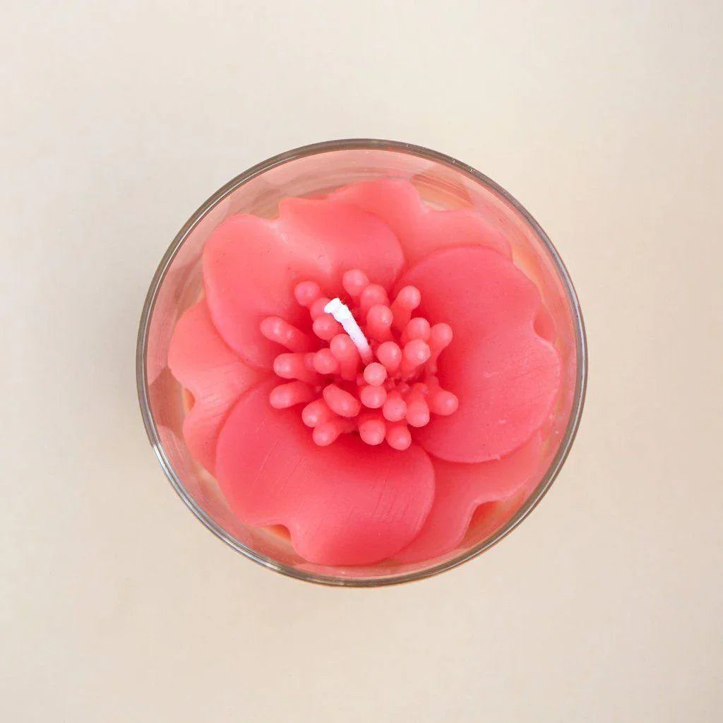 Rose Mellow Scented Container Candle - Jasmine Candles Foxyavenue UK