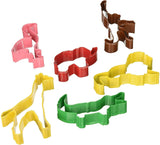Safari Poly-Resin Coated Cookie Cutter Set Jungle Safari Foxyavenue UK
