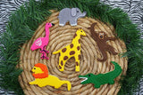 Safari Poly-Resin Coated Cookie Cutter Set Jungle Safari Foxyavenue UK