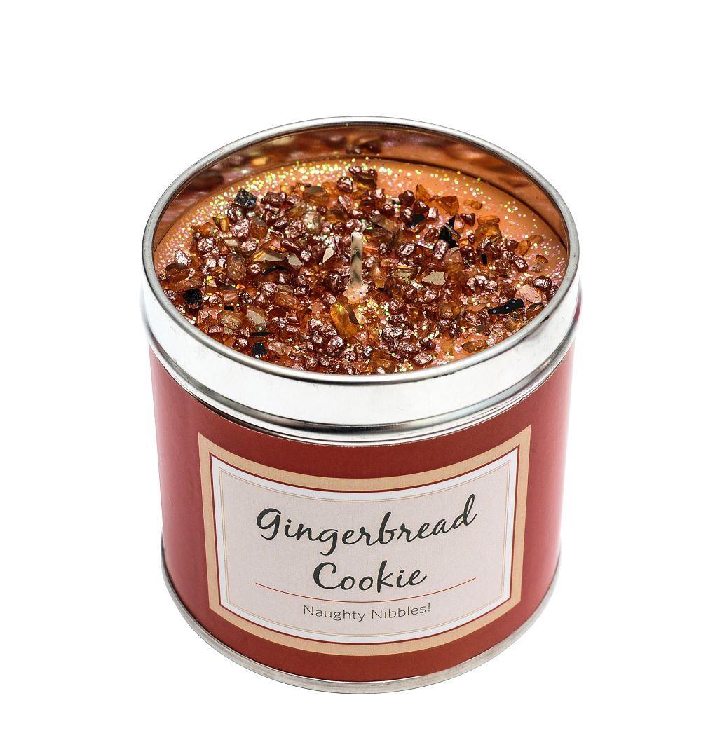 Seriously Scented Tin Candle - Gingerbread Cookie Candles Foxyavenue UK