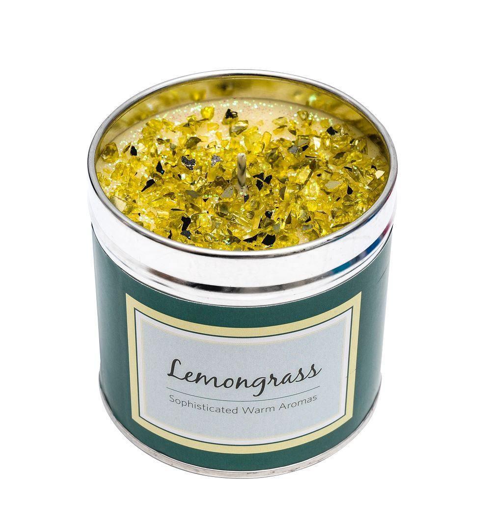 Seriously Scented Tin Candle - Lemograss Candles Foxyavenue UK