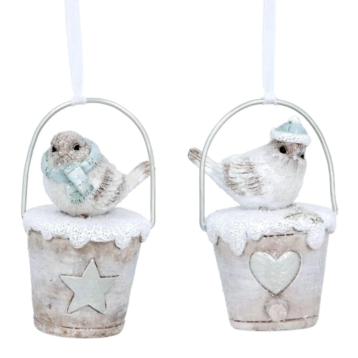 Robins on Buckets Tree Decorations Foxyavenue UK