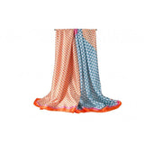 Square and Circle Silk Scarf Scarf Foxyavenue UK