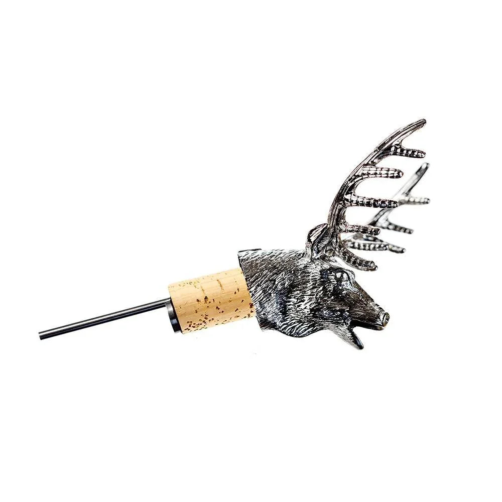 Stag Wine Bottle Pourer Drinkware Foxyavenue UK