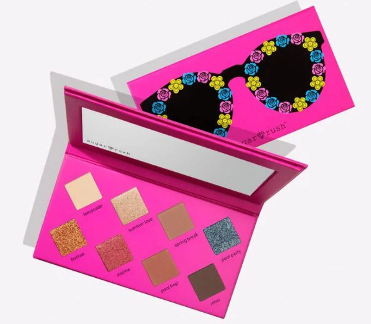 Sugar rush keep calm, sunnies on eyeshadow palette Makeup Foxyavenue UK