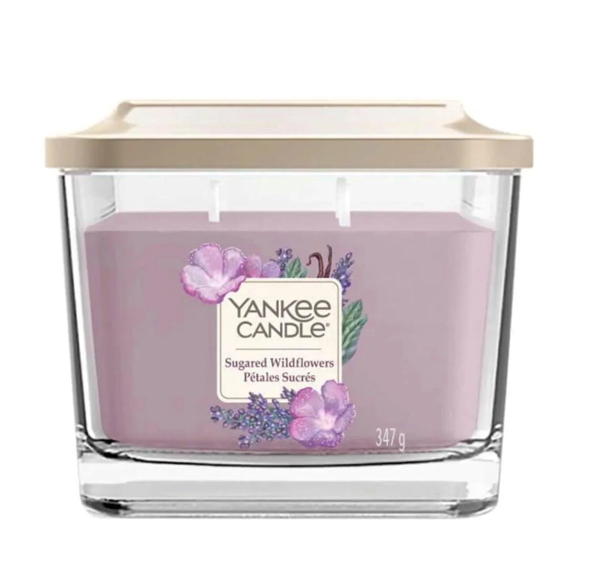 Sugared Wildflowers Candles Foxyavenue UK