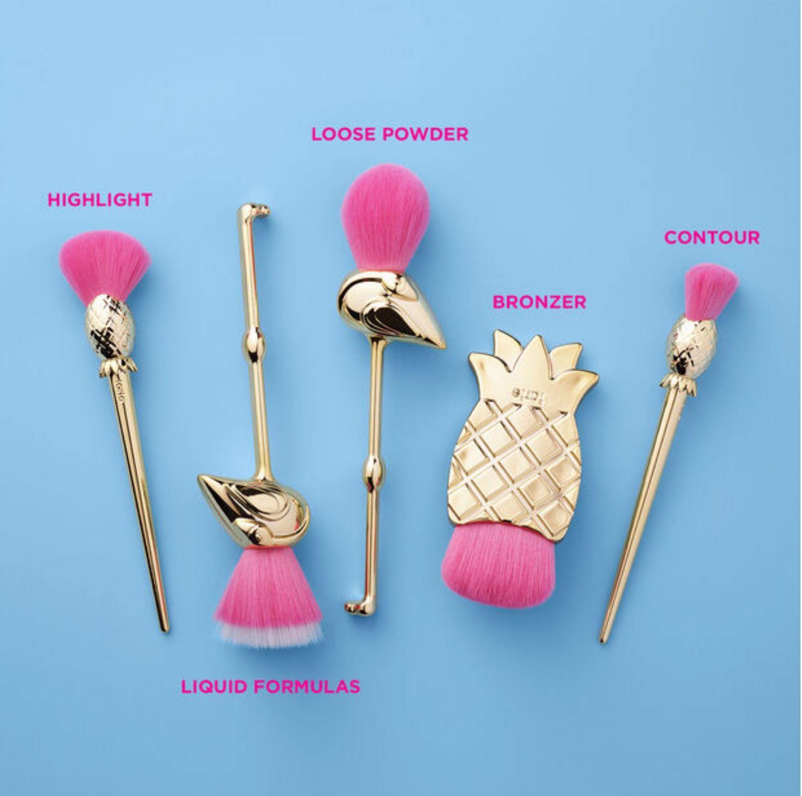 tarte - Lets Flamingle Brush Set Makeup Foxyavenue UK