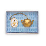 Tea Infuser Medallion Royal White Infuser Foxyavenue UK