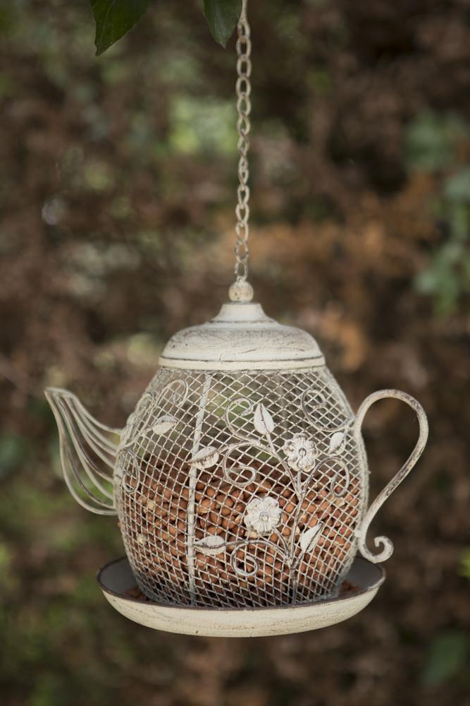 Teapot Birdfeeder Bird Feeder Foxyavenue UK