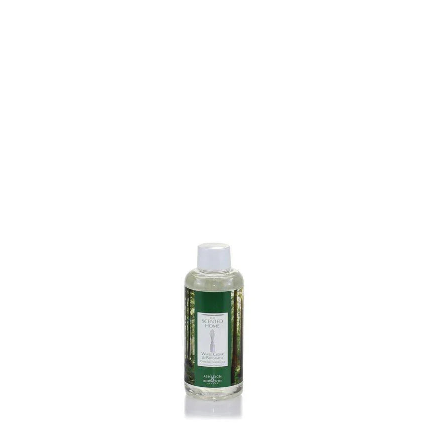 The Scented Home: Reed Diffuser Refill - White Cedar & Bergamot Diffuser Refill & Reeds Foxyavenue UK