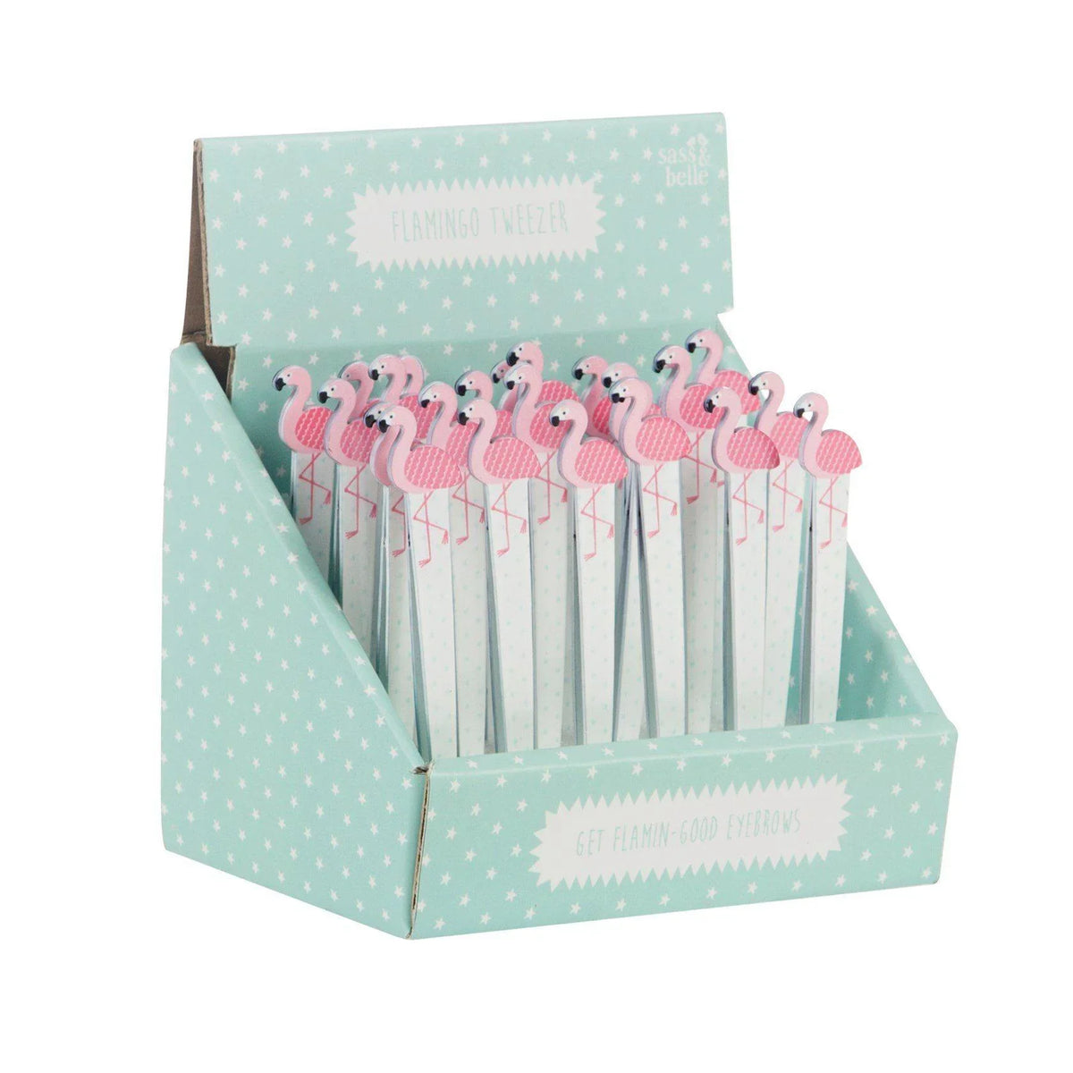 Tropical Flamingo Tweezers Makeup Accessories Foxyavenue UK