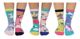 Unicorn vs Llama - Land of Cactus Socks Foxyavenue UK