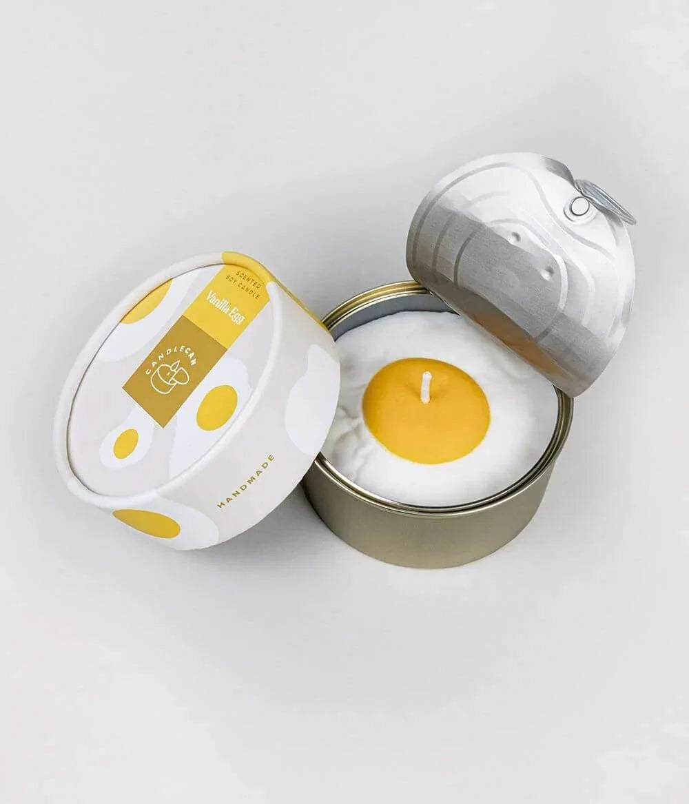 Vanilla Egg Candle Candles Foxyavenue UK