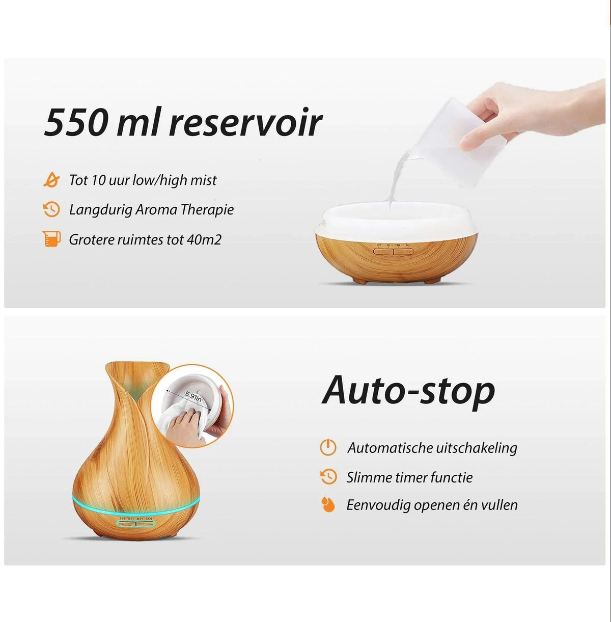 Vitality Pro Aroma Diffuser Diffusers Foxyavenue UK