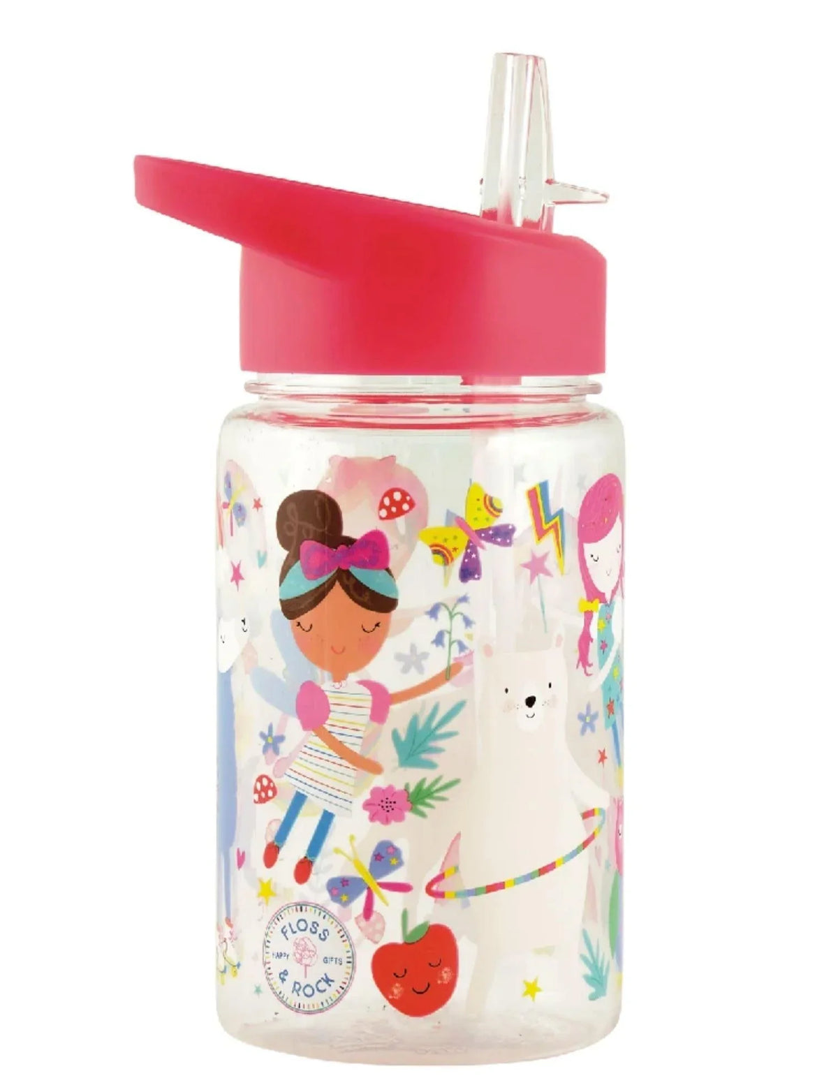 Water Bottle - Rainbow Fairy Water Bottles Foxyavenue UK