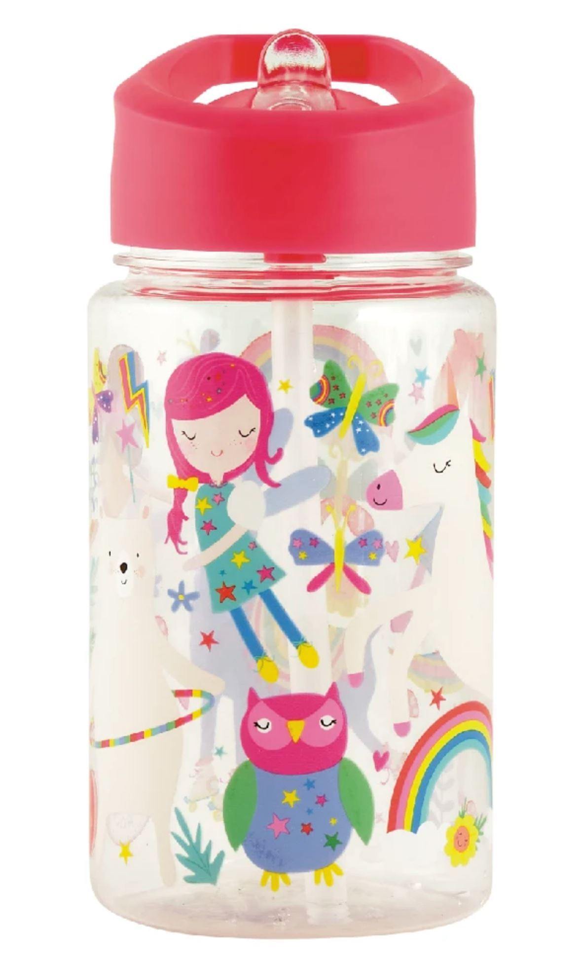 Water Bottle - Rainbow Fairy Water Bottles Foxyavenue UK