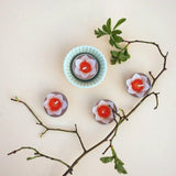 White Daffodil Scented Tea lights Tealights Foxyavenue UK