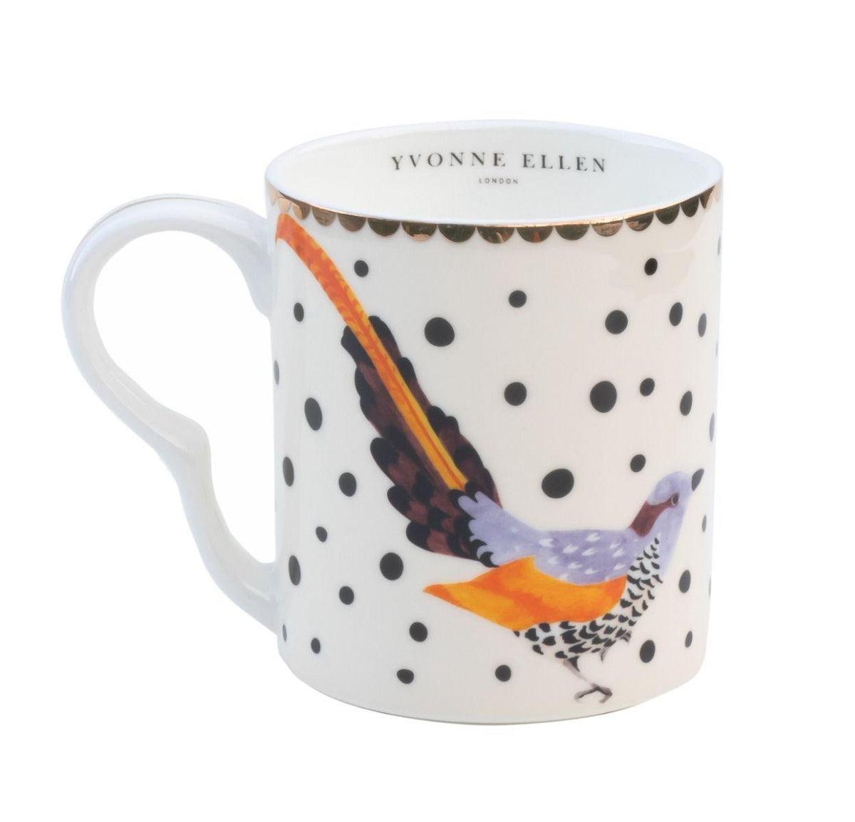 Yvonne Ellen Bird Small Mug Tableware Foxyavenue UK