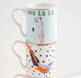 Yvonne Ellen Small Mug - Assorted - Set of 3 Tableware Foxyavenue UK