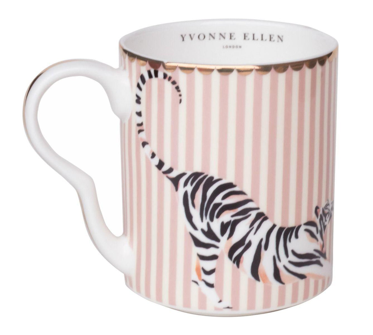 Yvonne Ellen Tiger Small Mug Tableware Foxyavenue UK